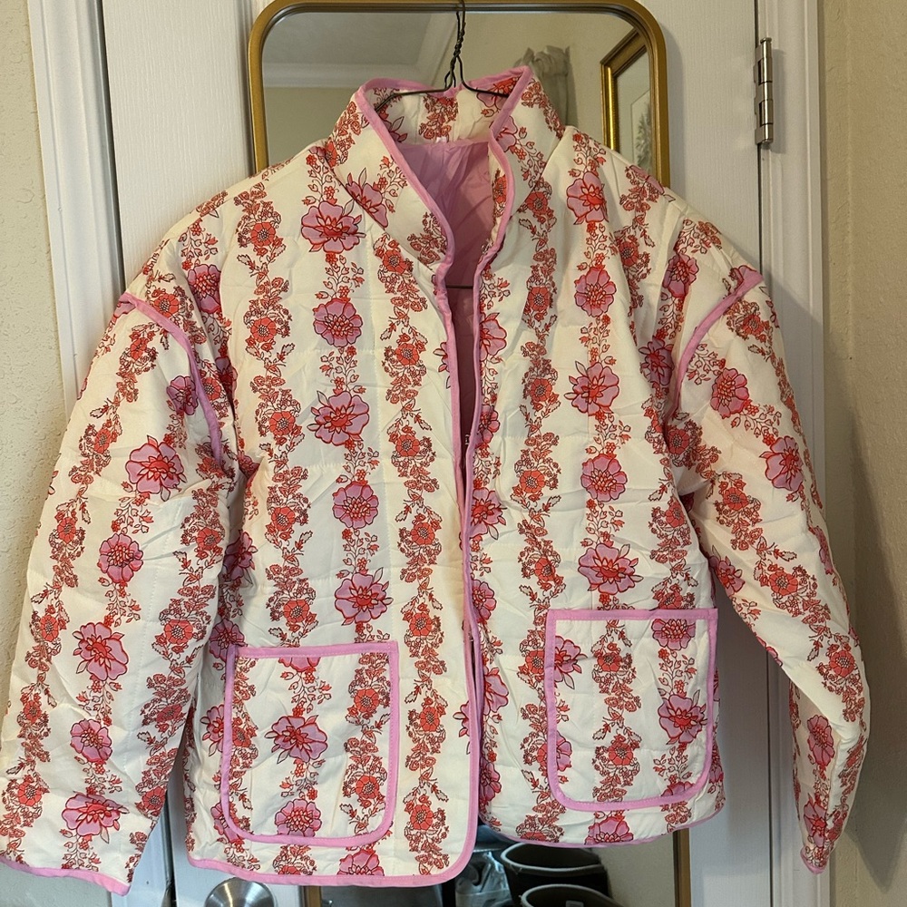 Floral Quilted Women's Jacket